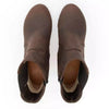 lara-farbe: caffe-braun_clog boots damen mit biegsamer nachhaltiger Weidenholzsohle-holzclogs woody, woody schuhe, woody shoes, handgemachte holzschuhe aus österreich, kärnten