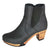 lara-farbe: nero (schwarz)_clog boots damen mit biegsamer nachhaltiger Weidenholzsohle-holzclogs woody, woody schuhe, woody shoes, handgemachte holzschuhe aus österreich, kärnten