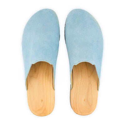 Lea clogs damen von woody holzschuhe damenclogs mit fexibler holzsohle. holzclogs farbe: baby blue (hellblau) Damenclogs, Damen Clogs - Clogs Damen. Holzschuhe für Damen, Damen Clogs, Holzclogs, Damen Pantoletten mit Holzsohle. Holz Schuhe, Clog für Frauen