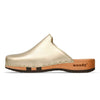 Lea clogs damen von woody holzschuhe damenclogs mit fexibler holzsohle. holzclogs farbe: gold, Damenclogs, Damen Clogs - Clogs Damen. Holzschuhe für Damen, Damen Clogs, Holzclogs, Damen Pantoletten mit Holzsohle. Holz Schuhe, Clog für Frauen