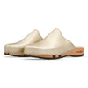 Lea clogs damen von woody holzschuhe damenclogs mit fexibler holzsohle. holzclogs farbe: gold, Damenclogs, Damen Clogs - Clogs Damen. Holzschuhe für Damen, Damen Clogs, Holzclogs, Damen Pantoletten mit Holzsohle. Holz Schuhe, Clog für Frauen