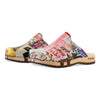 Lea clogs damen von woody holzschuhe damenclogs mit fexibler holzsohle. holzclogs farbe: kaiser franz joseph (multicolor print) Damenclogs, Damen Clogs - Clogs Damen. Holzschuhe für Damen, Damen Clogs, Holzclogs, Damen Pantoletten mit Holzsohle. Holz Schuhe, Clog für Frauen
