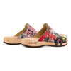 Lea clogs damen von woody holzschuhe damenclogs mit fexibler holzsohle. holzclogs farbe: kaiser franz joseph (multicolor print) Damenclogs, Damen Clogs - Clogs Damen. Holzschuhe für Damen, Damen Clogs, Holzclogs, Damen Pantoletten mit Holzsohle. Holz Schuhe, Clog für Frauen