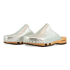 Lea clogs damen von woody holzschuhe damenclogs mit fexibler holzsohle. holzclogs farbe: silber, Damenclogs, Damen Clogs - Clogs Damen. Holzschuhe für Damen, Damen Clogs, Holzclogs, Damen Pantoletten mit Holzsohle. Holz Schuhe, Clog für Frauen