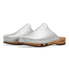 Lea clogs damen von woody holzschuhe damenclogs mit fexibler holzsohle. holzclogs farbe: silber, Damenclogs, Damen Clogs - Clogs Damen. Holzschuhe für Damen, Damen Clogs, Holzclogs, Damen Pantoletten mit Holzsohle. Holz Schuhe, Clog für Frauen