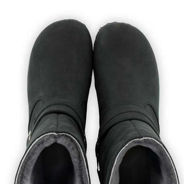 [Nero] leni damen clog schlupfstiefel mit biegsamer nachhaltiger holzsohle, holzclogs woody, woody schuhe, woody shoes, handgemachte holzschuhe aus österreich, kärnten, farbe: nero (schwarz)