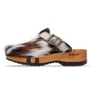 leon fell, fellclogs herren mit biegsamer nachhaltiger holzsohle, farbe: fell natur, holzclogs woody, woody schuhe, woody shoes, handgemachte holzschuhe aus österreich, kärnten