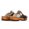 leon fell, fellclogs herren mit biegsamer nachhaltiger holzsohle, farbe: fell natur, holzclogs woody, woody schuhe, woody shoes, handgemachte holzschuhe aus österreich, kärnten