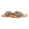 modell-lina-farbe: sand_clogs pantoletten damen mit biegsamer nachhaltiger weidenholzsohle, holzclogs woody, woody schuhe, woody shoes, handgemachte holzschuhe aus österreich, kärnten, metal-accessoires-inchrome-optic. Damenclogs, Damen Clogs - Clogs Dame