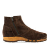 [Chocolate] Louis Herren Stiefelette, Herrenclog von woody Schuhe. Clogs mit biegsamer Holzsohle und Holzfußbett. Herrenclogs, Holzclogs kaufen. Clogs online bestellen, Farbe: chocolate (braun)