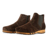 [Chocolate] Louis Herren Stiefelette, Herrenclog von woody Schuhe. Clogs mit biegsamer Holzsohle und Holzfußbett. Herrenclogs, Holzclogs kaufen. Clogs online bestellen, Farbe: chocolate (braun)