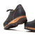 luca, sneakers clogs herren mit biegsamer nachhaltiger holzsohle, der bestseller, farbe: nero bronze (schwarz mit bronze nähten), holzclogs woody, woody schuhe, woody shoes, handgemachte holzschuhe aus österreich, kärnten