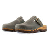 lukas, clogs herren mit biegsamer nachhaltiger holzsohle, der bestseller, farbe: bleir (grau), holzclogs woody, woody schuhe, woody shoes, handgemachte holzschuhe aus österreich, kärnten
