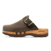 lukas, clogs herren mit biegsamer nachhaltiger holzsohle, der bestseller, farbe: caffe-braun, holzclogs woody, woody schuhe, woody shoes, handgemachte holzschuhe aus österreich, kärnten