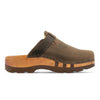 lukas, clogs herren mit biegsamer nachhaltiger holzsohle, der bestseller, farbe: caffe-braun, holzclogs woody, woody schuhe, woody shoes, handgemachte holzschuhe aus österreich, kärnten