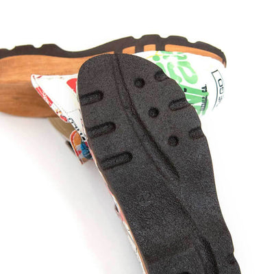 [Showtime] lukas, clogs herren mit biegsamer nachhaltiger holzsohle, der bestseller, farbe: showtime (multicolor-westwood), holzclogs woody, woody schuhe, woody shoes, handgemachte holzschuhe aus österreich, kärnten