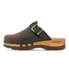 lukas kärnten, clogs herren mit stick und biegsamer nachhaltiger holzsohle, der bestseller, farbe: schwarz, holzclogs woody, woody schuhe, woody shoes, handgemachte holzschuhe aus österreich, kärnten