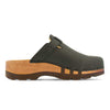 lukas kärnten, clogs herren mit stick und biegsamer nachhaltiger holzsohle, der bestseller, farbe: schwarz, holzclogs woody, woody schuhe, woody shoes, handgemachte holzschuhe aus österreich, kärnten