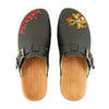 lukas kärnten, clogs herren mit stick und biegsamer nachhaltiger holzsohle, der bestseller, farbe: schwarz, holzclogs woody, woody schuhe, woody shoes, handgemachte holzschuhe aus österreich, kärnten