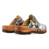 lukas, clogs herren mit biegsamer nachhaltiger holzsohle, der bestseller, farbe: sex & rock'n'roll (multicolor), holzclogs woody, woody schuhe, woody shoes, handgemachte holzschuhe aus österreich, kärnten