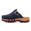 [Navy] Lukas Clogs Herren mit biegsamer nachhaltiger holzsohle, der bestseller, farbe: schwarz, holzclogs woody, woody schuhe, woody shoes, handgemachte holzschuhe aus österreich, kärnten