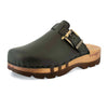 lukas, clogs herren mit biegsamer nachhaltiger holzsohle, der bestseller, farbe: schwarz, holzclogs woody, woody schuhe, woody shoes, handgemachte holzschuhe aus österreich, kärnten