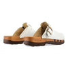 ukas, clogs herren mit biegsamer nachhaltiger holzsohle, der bestseller, farbe: weiss, holzclogs woody, woody schuhe, woody shoes, handgemachte holzschuhe aus österreich, kärnten