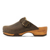 Clogs Damen Manu woody Schuhe, Damen Clogs Leder, klassische Clogs für Damen Leder manu, clogs damen mit biegsamer nachhaltiger holzsohle, der bestseller, farbe: caffe (braun), holzclogs woody, woody schuhe, woody shoes, handgemachte holzschuhe aus österreich, kärnten