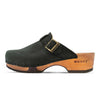 manu, clogs damen mit biegsamer nachhaltiger holzsohle, der bestseller, farbe: nero-schwarz, holzclogs woody, woody schuhe, woody shoes, handgemachte holzschuhe aus österreich, kärnten