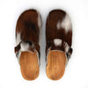 manu fell, fellclogs, clogs damen mit biegsamer nachhaltiger holzsohle, der bestseller, farbe: fell natur, holzclogs woody, woody schuhe, woody shoes, handgemachte holzschuhe aus österreich, kärnten