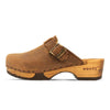 manu, clogs damen mit biegsamer nachhaltiger holzsohle, der bestseller, farbe: tabacco-braun, holzclogs woody, woody schuhe, woody shoes, handgemachte holzschuhe aus österreich, kärnten