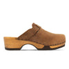 manu, clogs damen mit biegsamer nachhaltiger holzsohle, der bestseller, farbe: tabacco-braun, holzclogs woody, woody schuhe, woody shoes, handgemachte holzschuhe aus österreich, kärnten