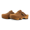 manu, clogs damen mit biegsamer nachhaltiger holzsohle, der bestseller, farbe: tabacco-braun, holzclogs woody, woody schuhe, woody shoes, handgemachte holzschuhe aus österreich, kärnten