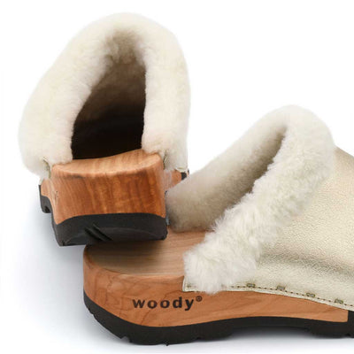 Marie gefütterter Damen Clog woody®