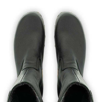 [Nero] Mario Herren Clog Fellstiefel woody, farbe: nero (schwarz), winterschuhe, wollfutter