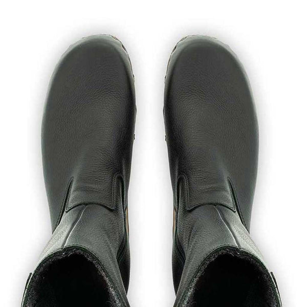 [Nero] Mario Herren Clog Fellstiefel woody, farbe: nero (schwarz), winterschuhe, wollfutter