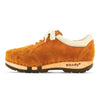 Clogs Damen Sneaker Mary Papaya Damenclogs Sneakers - mary-farbe: papaya (orange)-schwarz_sneaker-damen-woody leder clogs damen. holzclogs, holzschuhe bestellen.
