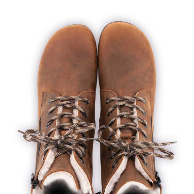 [Tabacco] Matteo Herren Clog - Boots / Stiefel mit biegsamer, nachhaltiger Holzsohle. Farbe: tabacco (braun). Holzclogs Woody Schuhe, Woody Shoes, handgemachte Holzschuhe aus Österreich, Kärnten