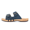 max, pantoletten clogs herren mit biegsamer nachhaltiger holzsohle, der bestseller, farbe: avion-blau, holzclogs woody, woody schuhe, woody shoes, handgemachte holzschuhe aus österreich, kärnten