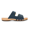 max, pantoletten clogs herren mit biegsamer nachhaltiger holzsohle, der bestseller, farbe: avion-blau, holzclogs woody, woody schuhe, woody shoes, handgemachte holzschuhe aus österreich, kärnten