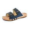 max, pantoletten clogs herren mit biegsamer nachhaltiger holzsohle, der bestseller, farbe: avion-blau, holzclogs woody, woody schuhe, woody shoes, handgemachte holzschuhe aus österreich, kärnten