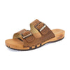 max, pantoletten clogs herren mit biegsamer nachhaltiger holzsohle, der bestseller, farbe: tabacco (braun), holzclogs woody, woody schuhe, woody shoes, handgemachte holzschuhe aus österreich, kärnten