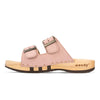 maxima, pantoletten clogs damen mit biegsamer nachhaltiger holzsohle, der bestseller, farbe: confeto, holzclogs woody, woody schuhe, woody shoes, handgemachte holzschuhe aus österreich, kärnten