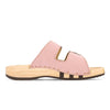 maxima, pantoletten clogs damen mit biegsamer nachhaltiger holzsohle, der bestseller, farbe: confeto, holzclogs woody, woody schuhe, woody shoes, handgemachte holzschuhe aus österreich, kärnten