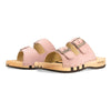 maxima, pantoletten clogs damen mit biegsamer nachhaltiger holzsohle, der bestseller, farbe: confeto, holzclogs woody, woody schuhe, woody shoes, handgemachte holzschuhe aus österreich, kärnten