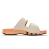 maxima, pantoletten clogs damen mit biegsamer nachhaltiger holzsohle, der bestseller, farbe: creme, holzclogs woody, woody schuhe, woody shoes, handgemachte holzschuhe aus österreich, kärnten
