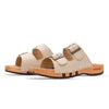 maxima, pantoletten clogs damen mit biegsamer nachhaltiger holzsohle, der bestseller, farbe: creme, holzclogs woody, woody schuhe, woody shoes, handgemachte holzschuhe aus österreich, kärnten