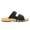 maxima, pantoletten clogs damen mit biegsamer nachhaltiger holzsohle, der bestseller, farbe: nero, holzclogs woody, woody schuhe, woody shoes, handgemachte holzschuhe aus österreich, kärnten