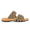 maxima, pantoletten clogs damen mit biegsamer nachhaltiger holzsohle, der bestseller, farbe: wildcat (animal print), holzclogs woody, woody schuhe, woody shoes, handgemachte holzschuhe aus österreich, kärnten