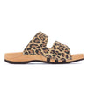 maxima, pantoletten clogs damen mit biegsamer nachhaltiger holzsohle, der bestseller, farbe: wildcat (animal print), holzclogs woody, woody schuhe, woody shoes, handgemachte holzschuhe aus österreich, kärnten